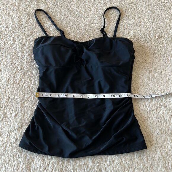 Croft and Barrow bathing suit top black size 12 - Picture 5 of 16